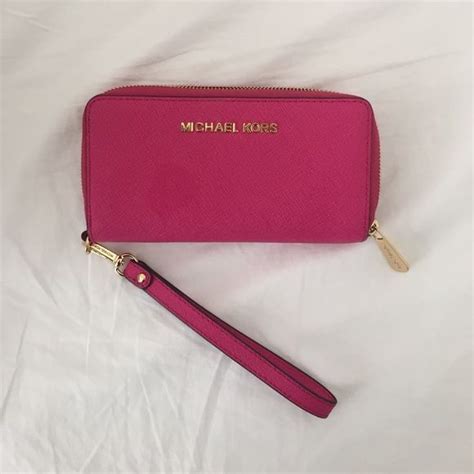 michael kors hot pink wristlet|michael kors wristlet cheap.